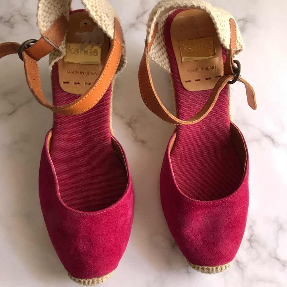 Kanna Suede Evita Espadrille